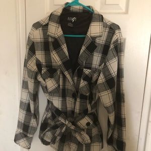 Black and white jacket